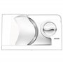MPM MKR-05 Trancheur électrique Pliant, Trancheur à Pain, Epaisseur de Coupe Ajustable jusqu'à 15mm, Protège-doigts, Disque de C