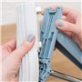 YORK Balai serpillère Easy avec éponge PVA absorbante – 34 cm | Essuie-Sol sans Mains mouillées et Sales | Set de serpillère ave