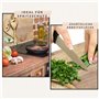 TMK Cache-plaque en verre 60 x 52 cm pour cuisinières électriques ou à induction, plaque de protection anti-éclaboussures, planc