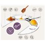 ZEEGMA PLANEET MULTI Robot Planétaire 1900W 3-in-1, Robot de Cuisine Multifonction avec bol de 6,2 L, Poignée et Couvercle, Gobe