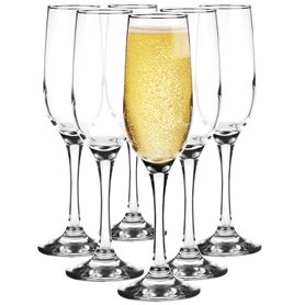 Glasmark Krosno Coupe Champagne Ensemble De 6 Coupes De Champagne Flûte À Champagne En Verre Verre À Prosecco Verre À Vin Mousse