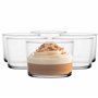 Glasmark KROSNO 1992 Lot De 6 Coupes À Glace En Verre Transparent Coupes À Dessert Lavables Au Lave-Vaisselle 170 ml