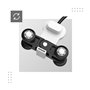 ATHLER Emu 30 | Cerceau de Fitness Intelligent Hula Hoop | Boule de Gravitation Poids | Compteur Intelligent | Picots | Largeur 