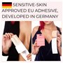Bande de Poitrine Pour les Gros Seins, Boob Tape Invisible Adhésif Ruban de Poitrine Breast Lift Tape avec 6 Paires Cache-tétons
