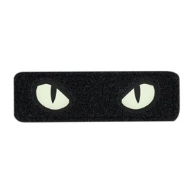 M-Tac Patchs de morale tactique œil de chat avec attaches à crochets (noir/GID)