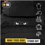 M-Tac Patchs de morale tactique œil de chat avec attaches à crochets (noir/GID)