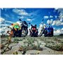 FunnyRiders Housse Casque Moto Amusante - Couvre-Casque Intégral Amusant & Mignon - Accessoires Moto, Protection Contre Poussièr