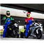 FunnyRiders Housse Casque Moto Amusante - Couvre-Casque Intégral Amusant & Mignon - Accessoires Moto, Protection Contre Poussièr