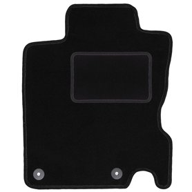 Wielganizator Tapis de Sol en Velours pour Nissan Qashqai II J11 Crossover (2013) Noir