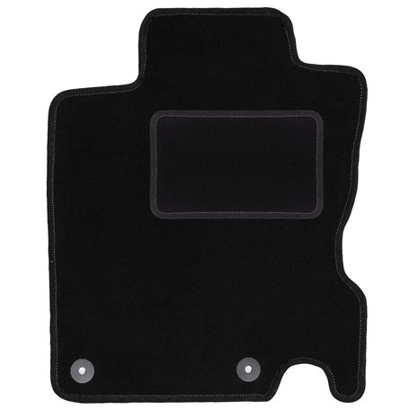 Wielganizator Tapis de Sol en Velours pour Nissan Qashqai II J11 Crossover (2013) Noir
