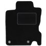 Wielganizator Tapis de Sol en Velours pour Nissan Qashqai II J11 Crossover (2013) Noir