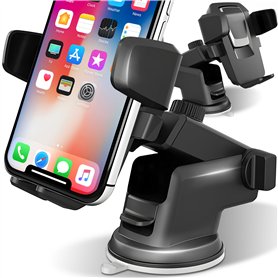 Retoo Support de téléphone Portable de Voiture avec Rotation à 360° et Protection en Silicone