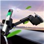 Retoo Support de téléphone Portable de Voiture avec Rotation à 360° et Protection en Silicone, Support de Voiture pour Smartphon