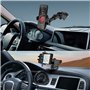 Retoo Support de téléphone Portable de Voiture avec Rotation à 360° et Protection en Silicone, Support de Voiture pour Smartphon