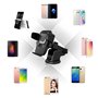 Retoo Support de téléphone Portable de Voiture avec Rotation à 360° et Protection en Silicone, Support de Voiture pour Smartphon
