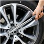 Retoo Llave de Rueda Telescópica Ajustable, 17-19 mm, 21-23 mm, Mango Antideslizante, Acero Cromado-Vanadio, Ideal para Coches y