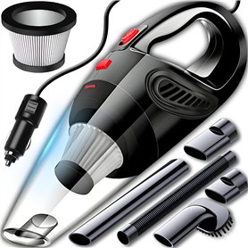Retoo Aspirateur de Voiture 4 en 1 Sec DC 12 V 120 W 4200 Pa avec Filtre HEPA
