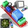Retoo Module de relais de temporisation DC 12V pour Arduino ou Raspberry 1-10s Minuterie de circuit de contrôleur de temps Commu