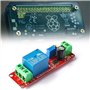 Retoo Module de relais de temporisation DC 12V pour Arduino ou Raspberry 1-10s Minuterie de circuit de contrôleur de temps Commu
