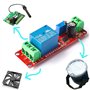 Retoo Module de relais de temporisation DC 12V pour Arduino ou Raspberry 1-10s Minuterie de circuit de contrôleur de temps Commu