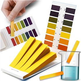 Retoo Lot de 80 bandelettes de test de pH en papier de tournesol pour l'urine et la salive Bandelettes de test d'indicateur de p