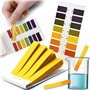 Retoo Lot de 80 bandelettes de test de pH en papier de tournesol pour l'urine et la salive Bandelettes de test d'indicateur de p