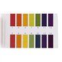 Retoo Lot de 80 bandelettes de test de pH en papier de tournesol pour l'urine et la salive Bandelettes de test d'indicateur de p