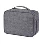 Retoo Sac Câble Multifonctionnel Sac de Voyage Universel Électronique Cable Management Cubes 2 Couche pour Tablette Disque Dur E