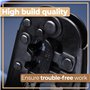 Retoo Professional Testeur De Network Réseau 4 En 1, Pince-étau 3 En 1, 6/8P, 10 Fiches RJ45, 10 Cache-fiches, Auto Scan, Testeu