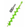 WERHE Foret à terre 120mm avec support SDS Plus Pointe de foret robuste Foret à pieux