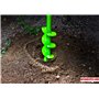 WERHE Foret à terre 120mm avec support SDS Plus Pointe de foret robuste Foret à pieux