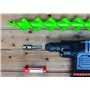 WERHE Foret à terre 120mm avec support SDS Plus Pointe de foret robuste Foret à pieux