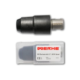 Mandrin de perçage WERHE® SDS Plus à partir d'un adaptateur 1/2-20UNF - Montage SDS Plus - Pièce d'adaptation pour l'utilisation