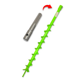 WERHE Tarière pour machine de forage avec adaptateur SDS Max ⌀50 mm