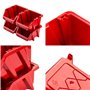 Système de stockage - Étagère murale avec boîtes empilables - Plaques murales extra solides - 78 x 39 cm - Étagère murale - 78 x