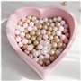 MISIOO Lot de 150 balles pour piscine à balles – Diamètre 6 cm – Balles en plastique 100 % polyéthylène basse densité – Rose cla