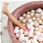 MISIOO Lot de 150 balles pour piscine à balles – Diamètre 6 cm – Balles en plastique 100 % polyéthylène basse densité – Rose cla