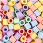 La Manuli Lot de 1500 grandes perles à repasser de 10 mm - Taille XL - Pour enfants à partir de 3 ans - Kit de recharge de perle