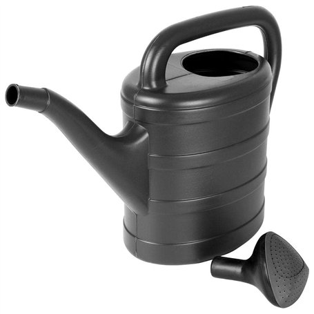Vilde Arrosoir de Jardin au Design Classique avec Tamis Graduation des Dimensions pour arroser Les Plantes légèrement Gris foncé