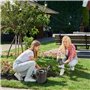 Vilde Arrosoir de Jardin au Design Classique avec Tamis Graduation des Dimensions pour arroser Les Plantes légèrement Gris foncé