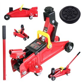 Cric ŕ Voiture Hydraulique Levage 140-285mm 2Ton Big Red Ascenseur Voiture