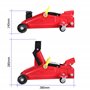Cric ŕ Voiture Hydraulique Levage 140-285mm 2Ton Big Red Ascenseur Voiture
