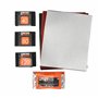 Mivos Kit de Ponçage avec Porte-Papier de Verre et Éponges Abrasives - 20 x Feuilles Papier de Verre - 3 x Éponges Abrasives - K