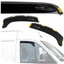 HEKO - Compatibles avec Renault Trafic 2001-2014 Déflecteurs de Vitres Latérales ; Déflecteurs Latéraux ; Avant ; Deux Pièces ;