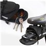 Retoo Sac sous Selle Ajustable 16-30 cm, Imperméable Aérodynamique pour MTB, Vélos De Course Et E-Bikes avec Détails Réfléchissa