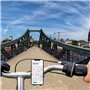 Retoo Support Téléphone Vélo Moto Porte Telephone Velo Universel Support Telephone Trotinette Electrique Scooter VTT avec 360° R