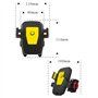 Retoo Support Téléphone Vélo Moto Porte Telephone Velo Universel Support Telephone Trotinette Electrique Scooter VTT avec 360° R
