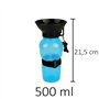 Retoo Bouteille d'eau pour Chien Portable 500 ML Gourde d'eau Voyage pour Animaux Animal Domestique Distributeur pour Promenades