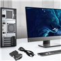 Retoo HDMI vers VGA avec Adaptateur Audio câble convertisseur HDMI vers VGA 1080P 60 Hz Convertisseur mâle à Femelle de PC Ancie