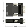 Retoo HDMI vers VGA avec Adaptateur Audio câble convertisseur HDMI vers VGA 1080P 60 Hz Convertisseur mâle à Femelle de PC Ancie
